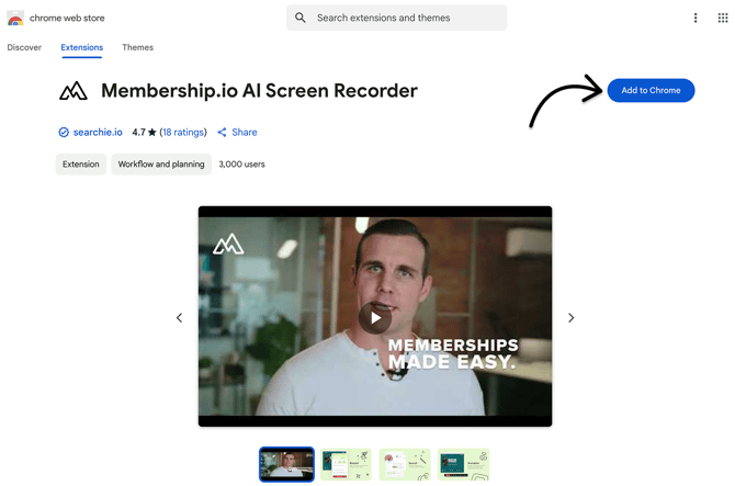 Add chrome extension