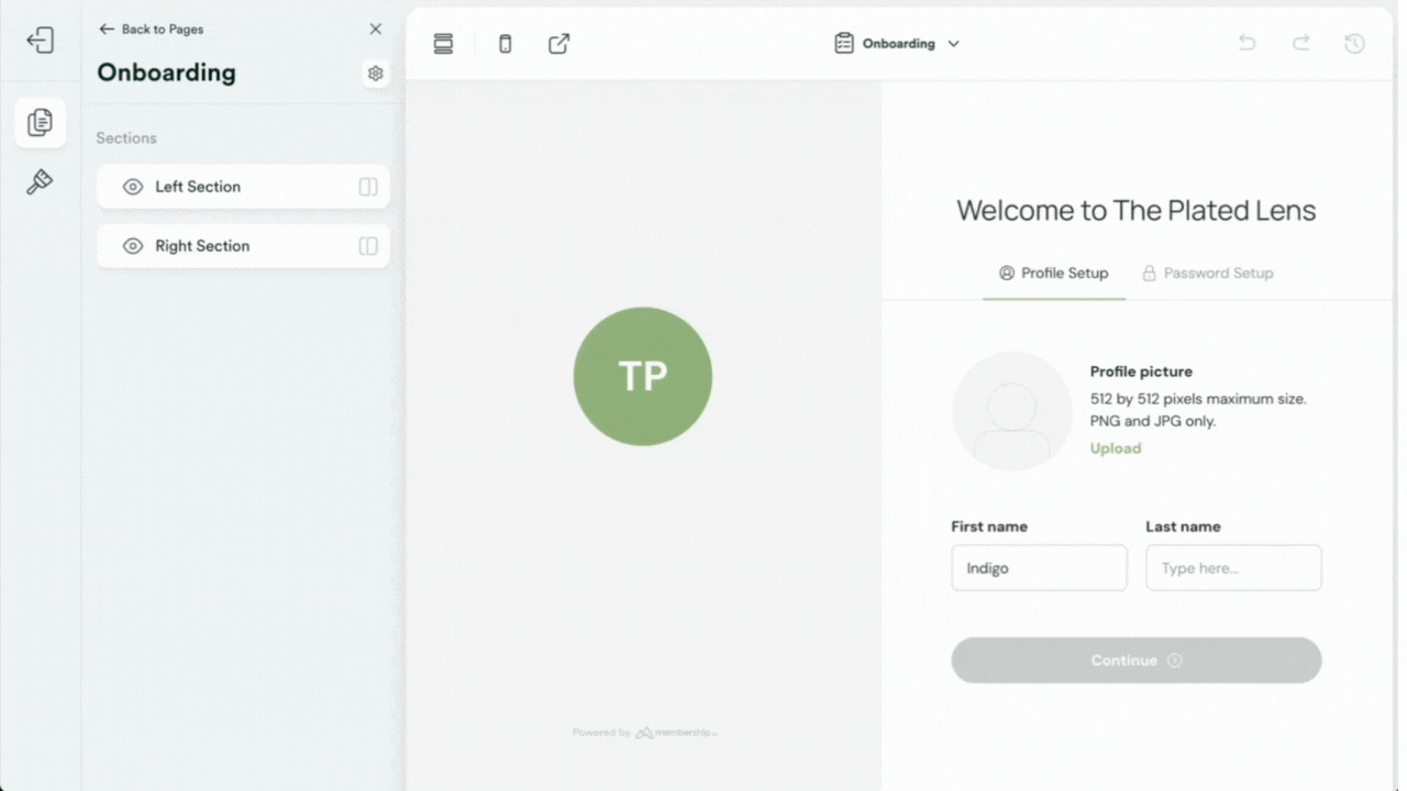 Customize your Hub's onboarding page