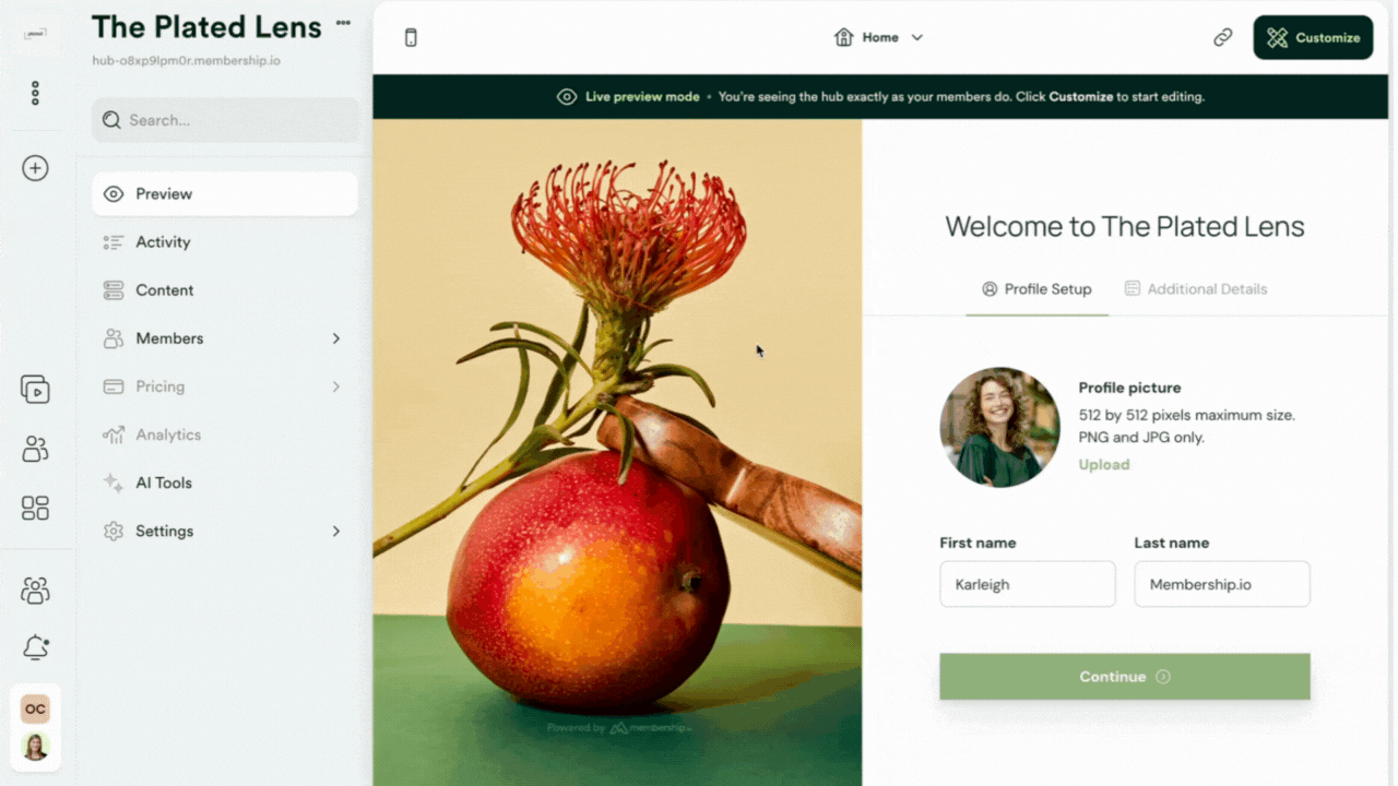 Attribute - Required to Continue Onboarding Toggle
