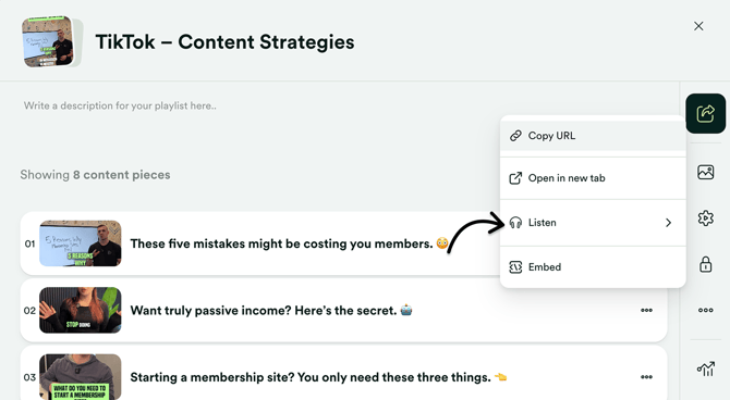Click Share - Listen