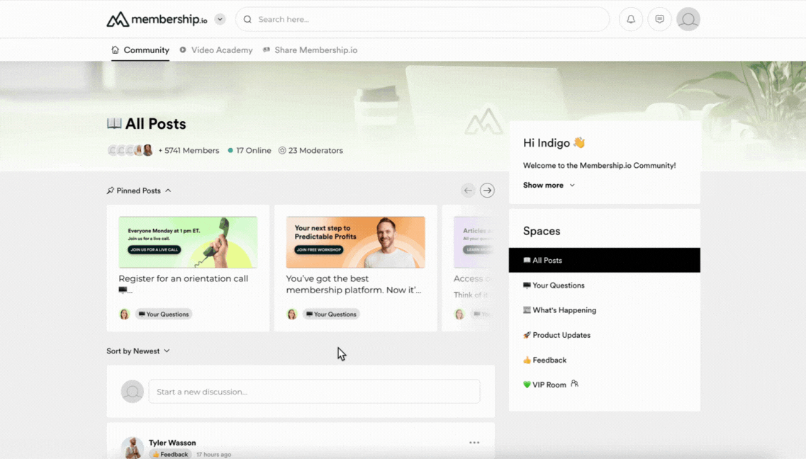 GIF - MIO - Access Feedback Space