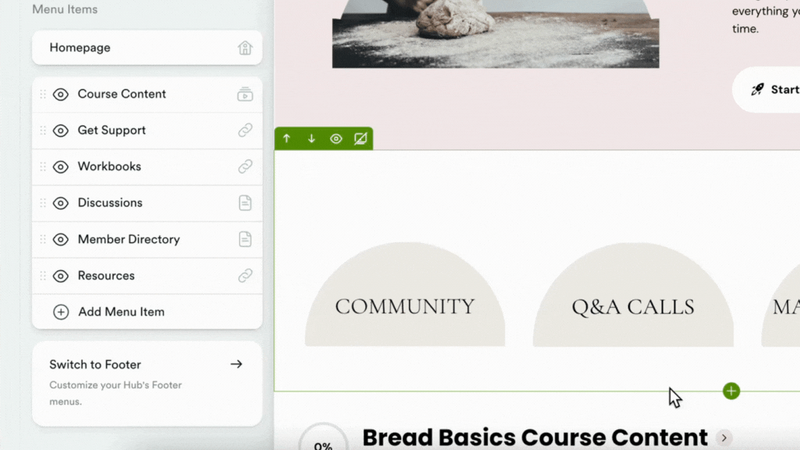 GIF - MIO - Move menu items