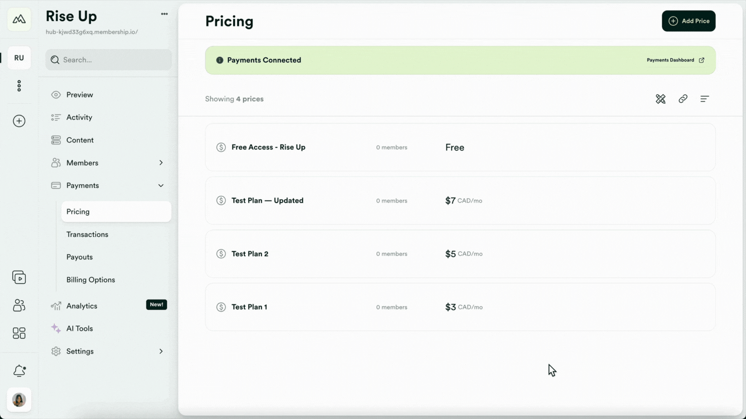 GIF - MIO - Unable to edit price