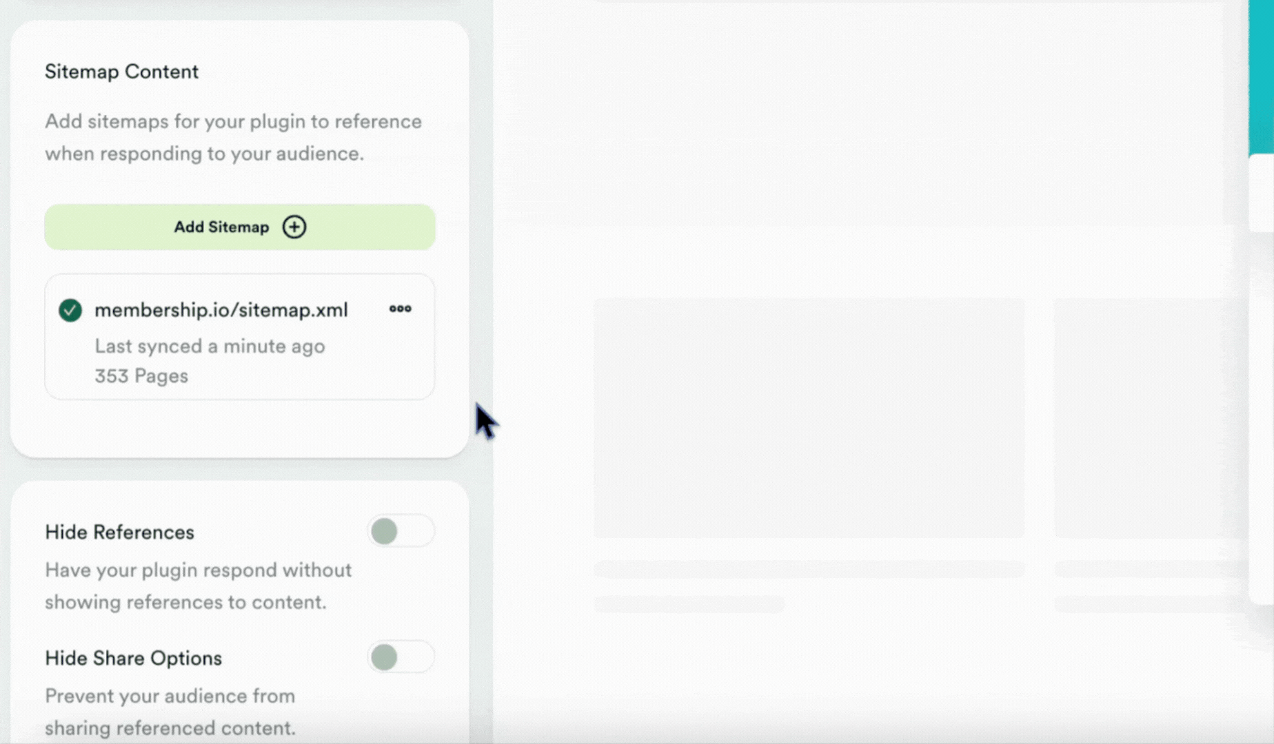 GIF - Sync your Sitemap content