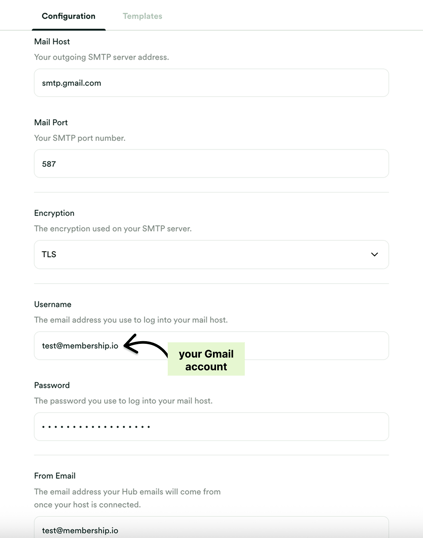 Gmail SMTP