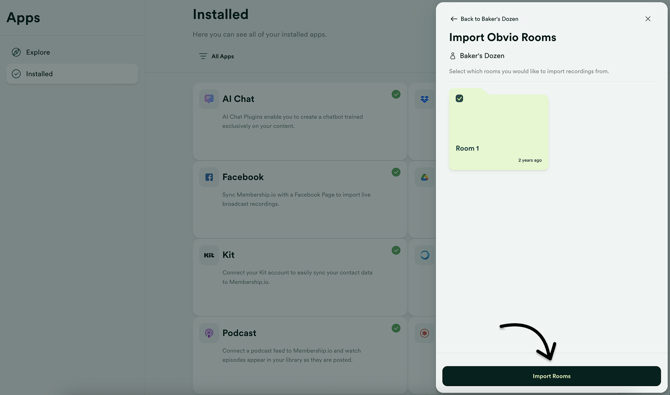 More options for connected app