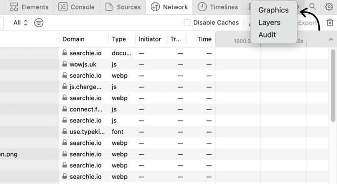 Safari Dev Console