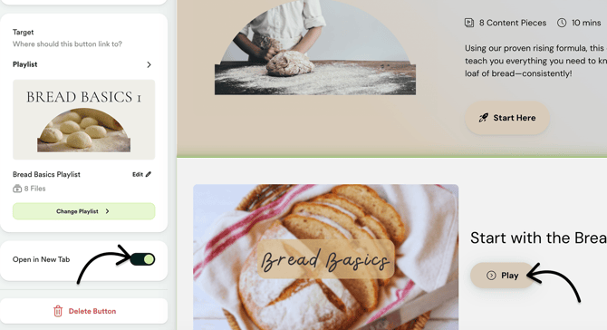 Set button to open in new tab