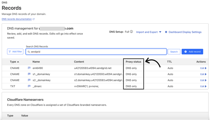 Set proxy status