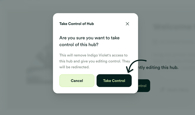 Take control of the Hub
