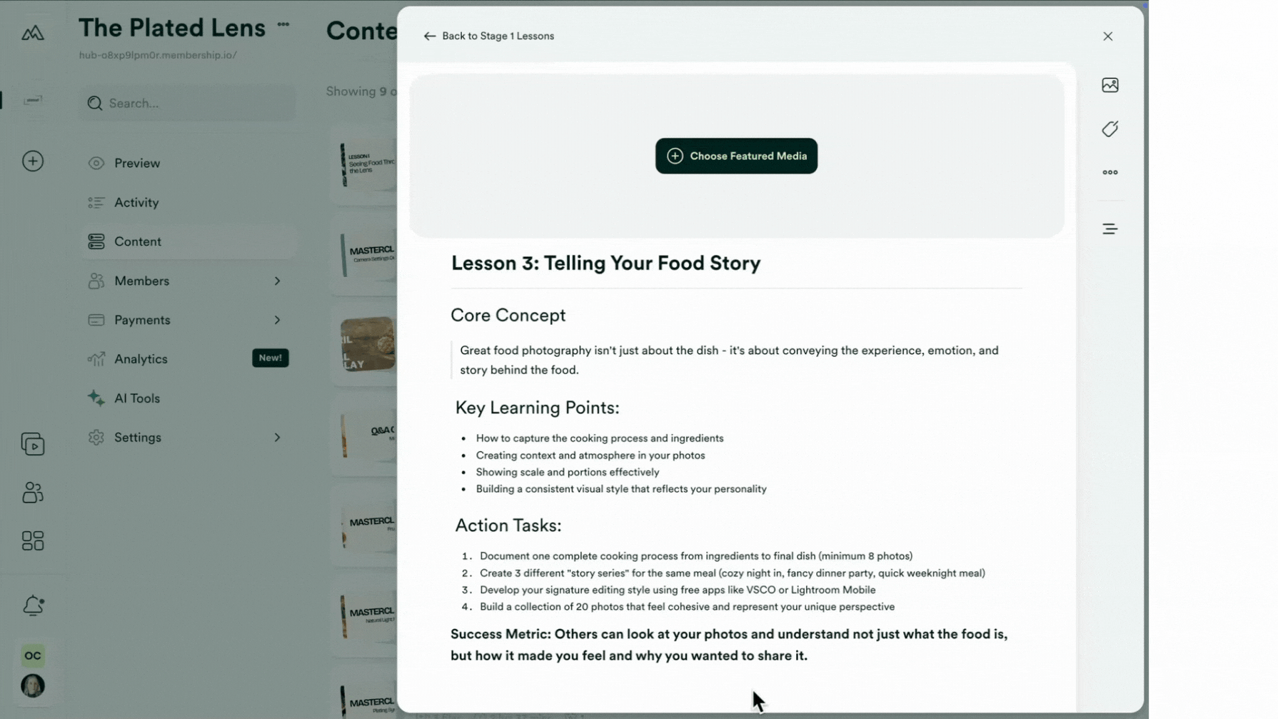 Create text-based content