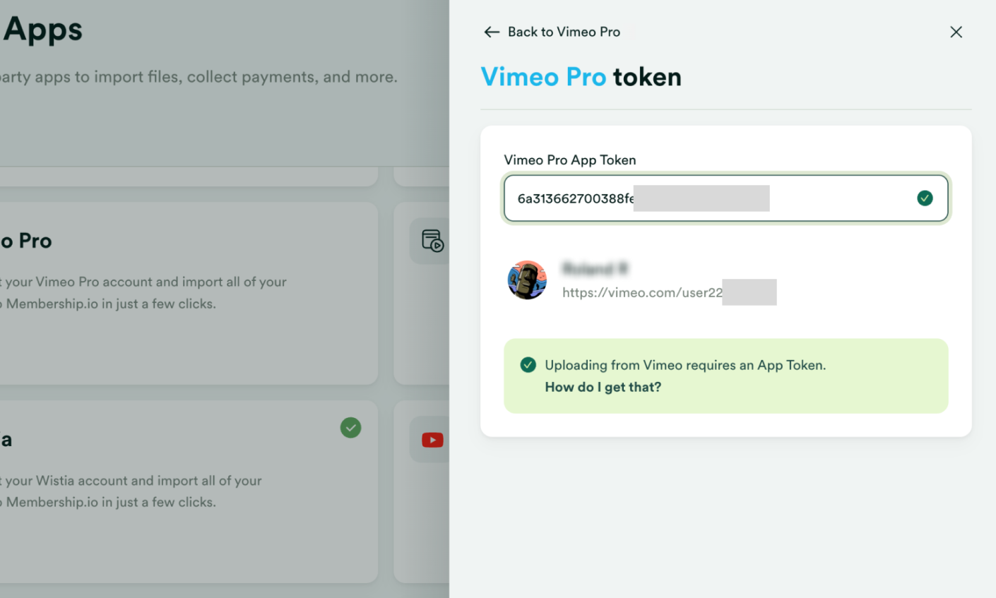 Import media from Vimeo