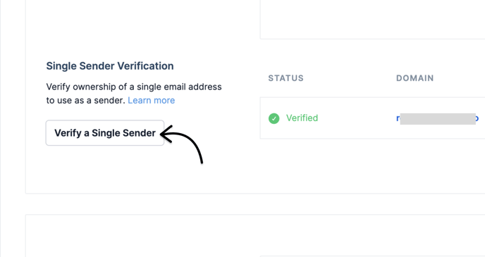 Verify a single sender