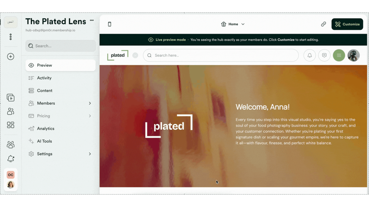 homepage