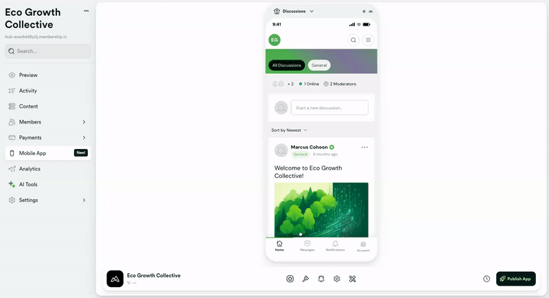 Watch: Setting your app name (Loom video)